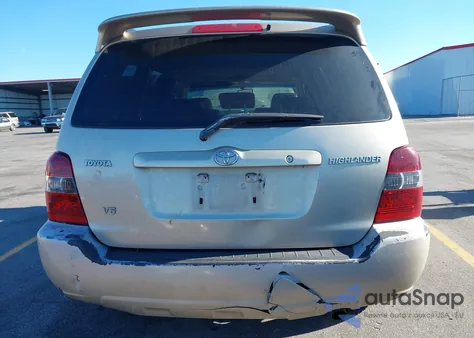 2006 Toyota Highlander Limited V6 из США, поврежденный, VIN JTEDP21A560122647